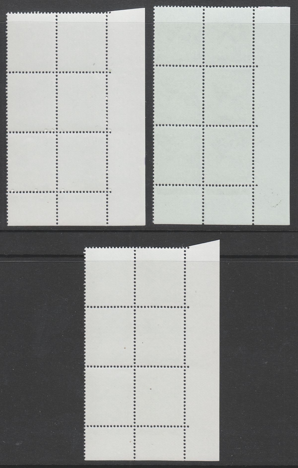 QEII 1980 Machin 12p Yellowish Green Shades Photo Cylinder 2 Blocks of 6 Mint