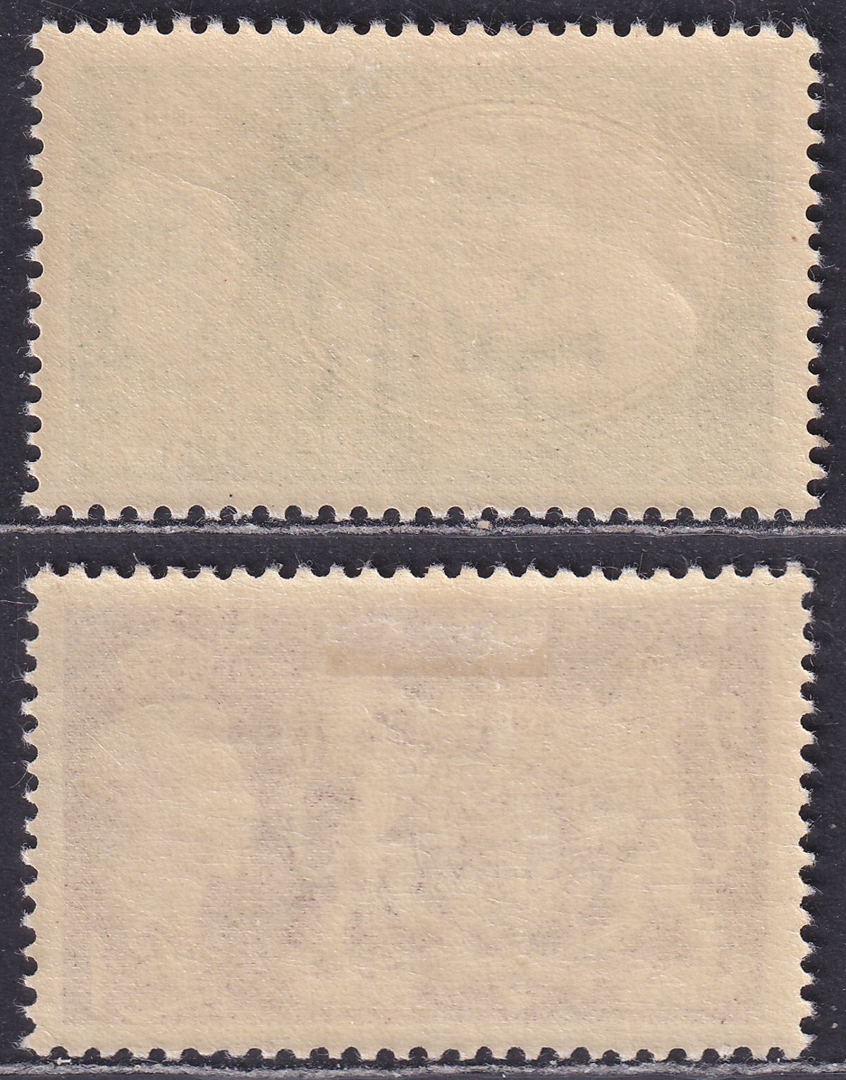King George VI 1951 2sh Yellow-Green, £1 Brown Mint SG509 SG512 cat £50