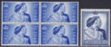 Click for more photos and details King George VI 1948 Royal Silver Wedding 2½d, £1 Mint SG493-494 cat £40