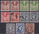 Click for more photos and details King George VI 1939-48 High Values Set Used SG476-478c cat £60
