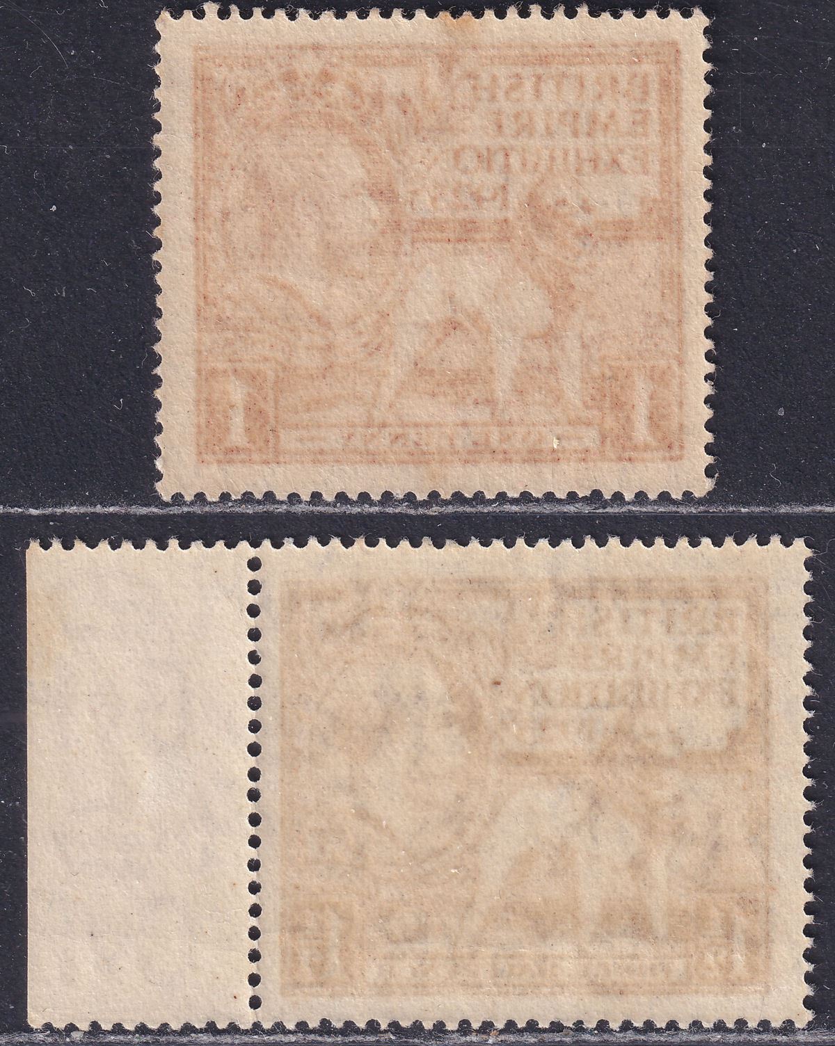 KGV 1925 British Empire Exhibition 1d, 1½d Mint SG432-433 cat £85