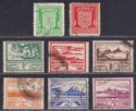 Jersey 1941-44 KGVI War Occupation Selection to 3d Used SG1-8 cat £32