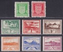 Jersey 1941-44 KGVI War Occupation Selection to 3d Mint SG1-8 cat £46