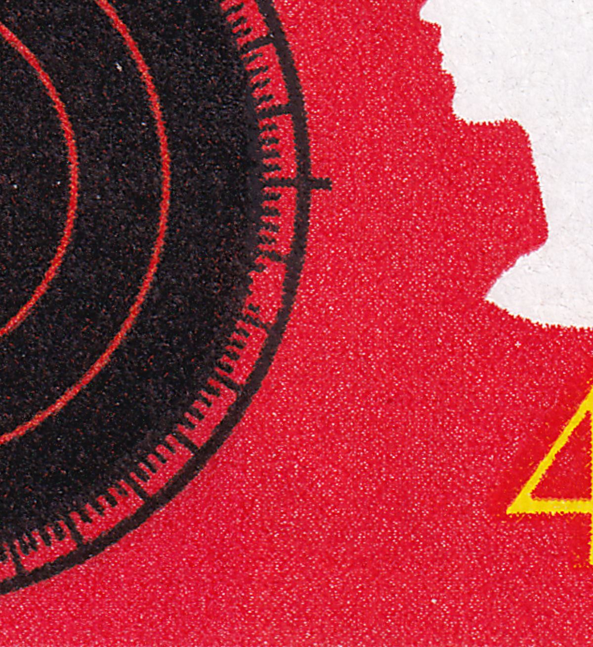 QEII 1967 Discovery 4d with Broken Scale Variety Block Mint SG752a cat £45 MNH