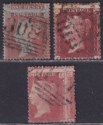 Queen Victoria 1854-79 1d Red Selection of Mis-Perforated Varieties Used