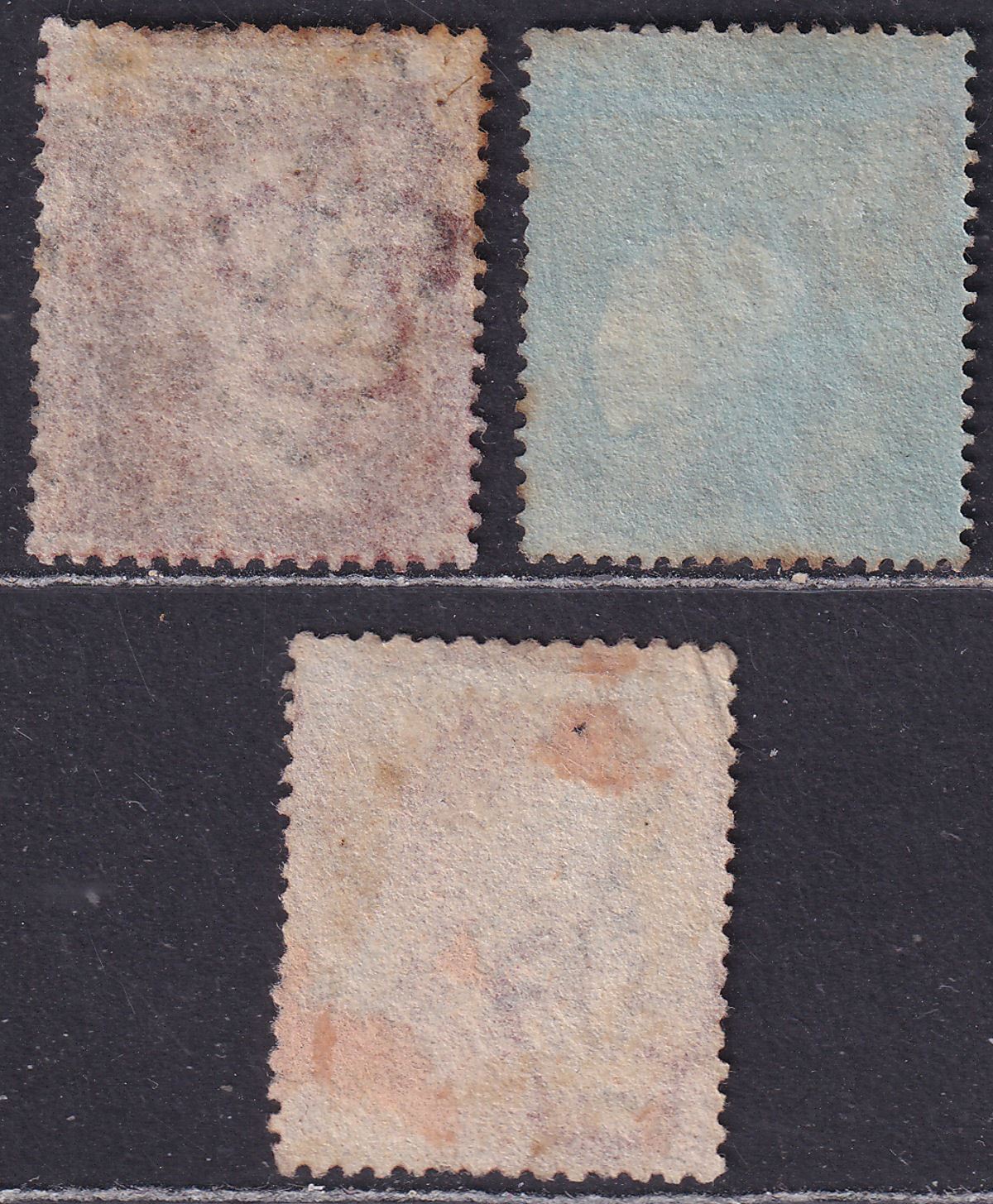 Queen Victoria 1854-79 1d Red Selection of Mis-Perforated Varieties Used