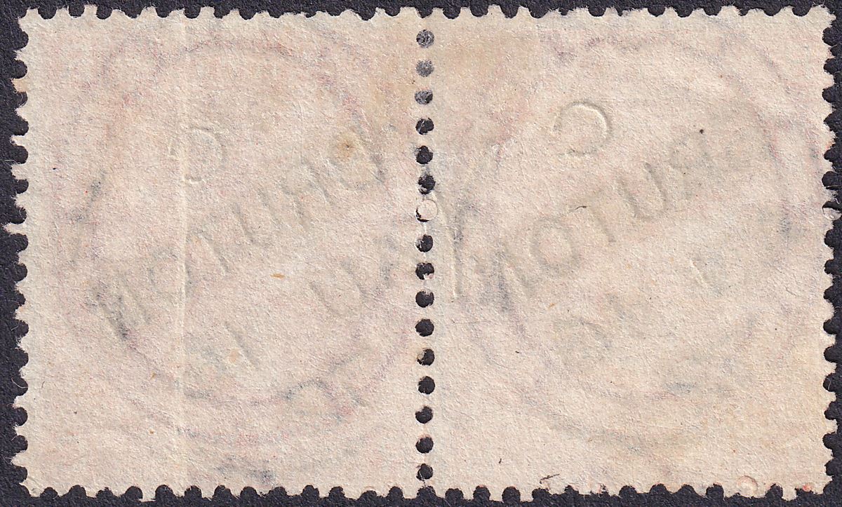 Queen Victoria 1870 4d Vermilion Plate 12 Pair Used SG94 cat £150