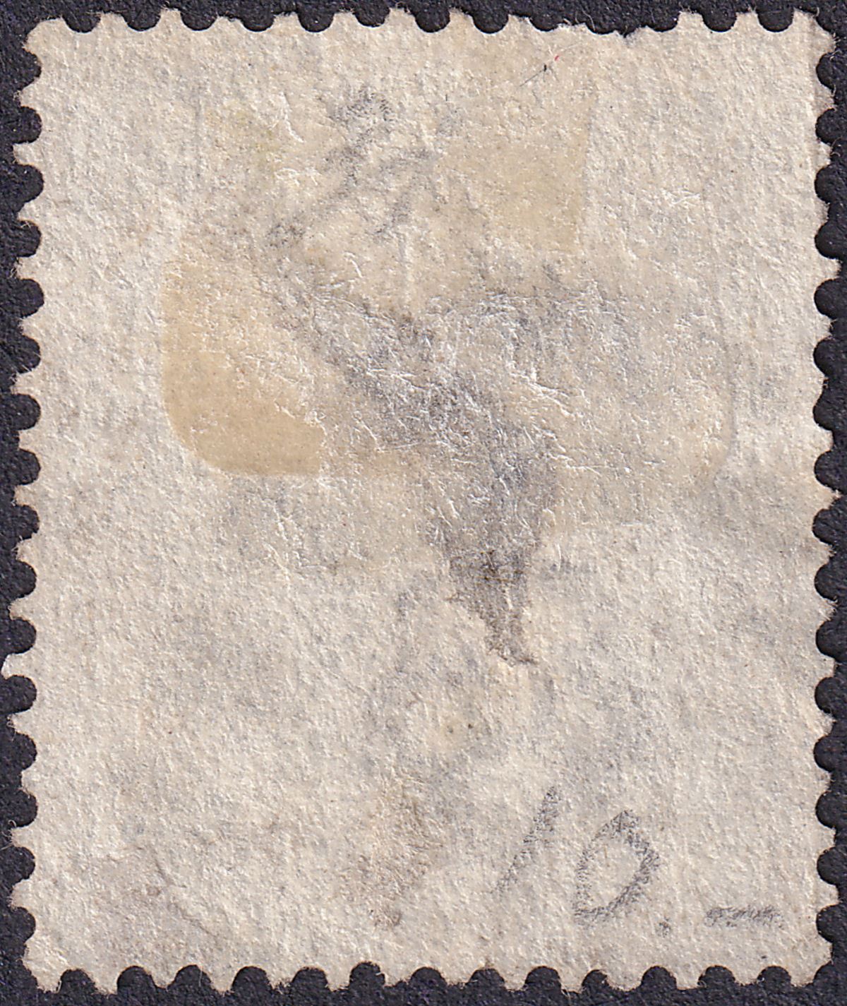 Queen Victoria 1867 9d Straw Plate 4 Used SG110 cat £180 THIN