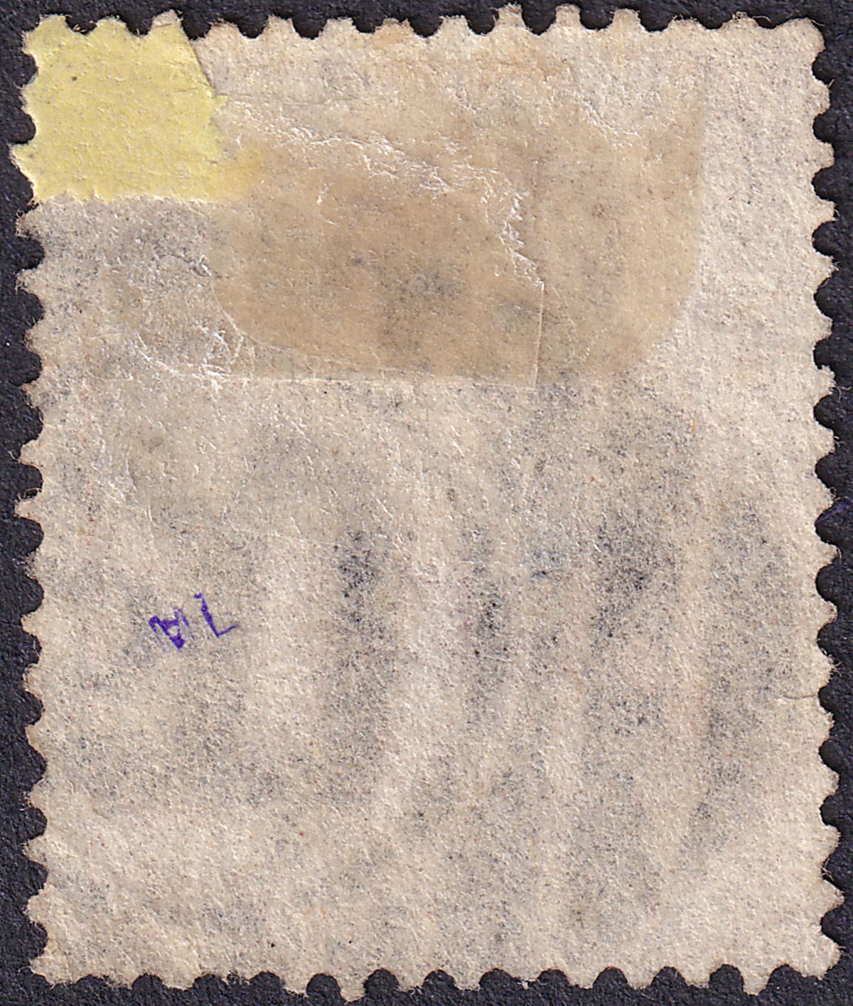 Queen Victoria 1867 10d Red-Brown Used SG112 cat £225 REPAIRED CORNER