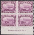 Click for more photos and details British Guiana 1945 KGVI $2 Purple p12½ Imprint Block of 4 Mint SG318 cat £100
