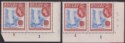 Click for more photos and details British Guiana 1954-57 QEII 48c Waterlow Shade Plate Pairs Mint SG341 SG341a