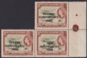 Click for more photos and details Guyana 1967 Independence Overprint 3c Block with 1966 for GUYANA Var Mint SG422a