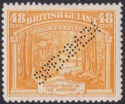 British Guiana 1938 KGVI SPECIMEN Perf 48c Orange Mint SG314s