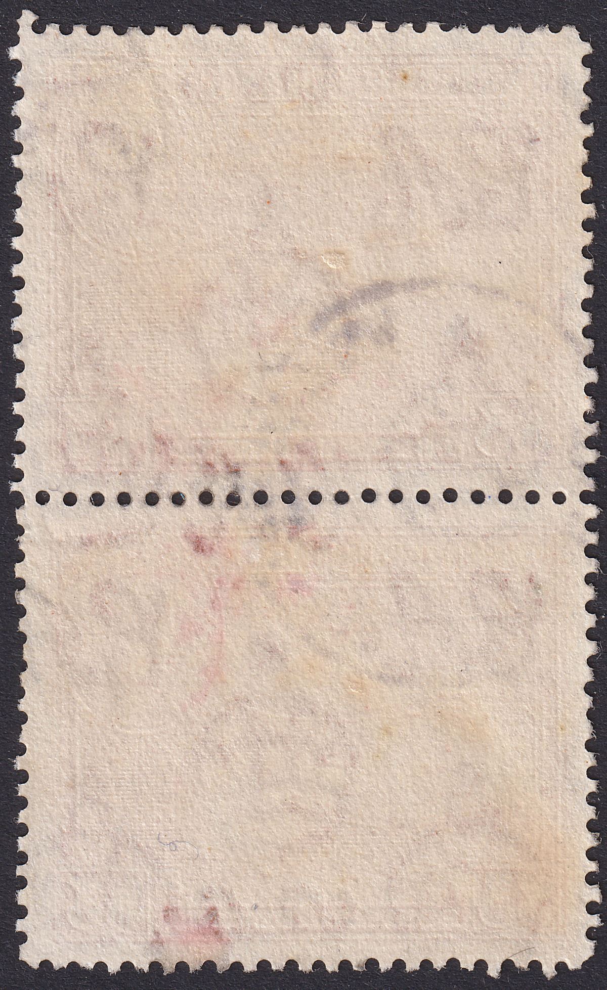 British Guiana 1946 KGVI $3 Bright Red-Brown perf 12½ Pair Used SG319a cat £84
