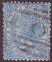 Click for more photos and details British Honduras 1872 QV 1d Pale Blue perf 12½ Used SG5
