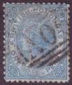 Click for more photos and details British Honduras 1872 QV 1d Pale Blue perf 12½ Used SG5