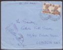 Click for more photos and details GB Army FPO 40 1944 KGVI 4a x2 Used on Cover Gwalior, India to UK with Censor