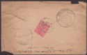 Click for more photos and details India used Burma 1923 KGV 1a Used on Cover Railway TPO R-30 Set No 1 Postmark