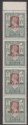 Click for more photos and details Burma 1945 KGVI Military Administration Overprint 10r Strip of 4 Mint SG50