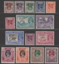 Click for more photos and details Burma 1947 KGVI Interim Government Overprint Set Mint SG68-82 cat £50