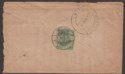 Click for more photos and details India used Burma 1916 KGV ½a Used on Cover to Kottaiyur w DEDAYE Postmark