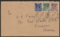 Click for more photos and details Burma 1947 KGVI Interim Gov Overprint Inverted 9p Used Cover SG70a cat £40 off c