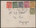 Click for more photos and details Burma 1937 KGV Part Set to 8a Used on First Day Cover LASHIO to Maymyo
