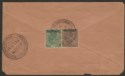 Click for more photos and details Burma 1938 KGV ½a + 1a Used on Cover to India with MEIKTILA Postmark