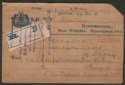 Click for more photos and details Burma 1937 KGV ½a + 1a x5 Used on Registered Cover - India w KYONMANGNE Postmark