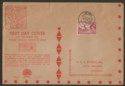 Click for more photos and details Burma 1938 KGVI 2a6d on large Illustrated First Day Cover with OKTWIN Postmark