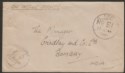 Click for more photos and details Indian Army FPO No 51 1944 Unstamped Cover Dechuapalong?, India to Bombay