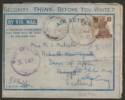 Click for more photos and details Indian Army FPO No 76 1945 KGVI 4a Used Airletter Wundwin Area, Burma - Duror UK