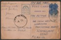 Click for more photos and details Burma 1945 KGVI 6p Japanese Occupation Postcard Used post-occ w FPO 82 Postmark