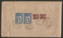 Click for more photos and details Burma 1945 KGVI MILY ADMIN 3a6p x2 1a Registered Cover Kayan EXPERIMENTAL PO 41