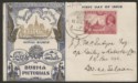 Click for more photos and details Burma 1938 KGVI 2a6p Claret Used on Barge Illust First Day Cover Dar-Es-Salaam
