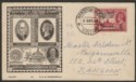 Click for more photos and details Burma 1940 KGVI Stamp Centenary 1a Used Naigamwalla First Day Cover Rangoon SG34