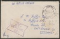 Click for more photos and details RAF Post 1945 PO No 191 Unstamped Active Service Cover Monywa, Burma to UK