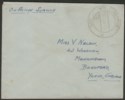 Click for more photos and details RAF Post 1946 PO No 305 Unstamped Active Service Cover Rangoon, Burma to UK