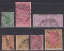 Click for more photos and details India used Burma 1911-23 KGV Selection to 2r Used with RANGOON Postmarks