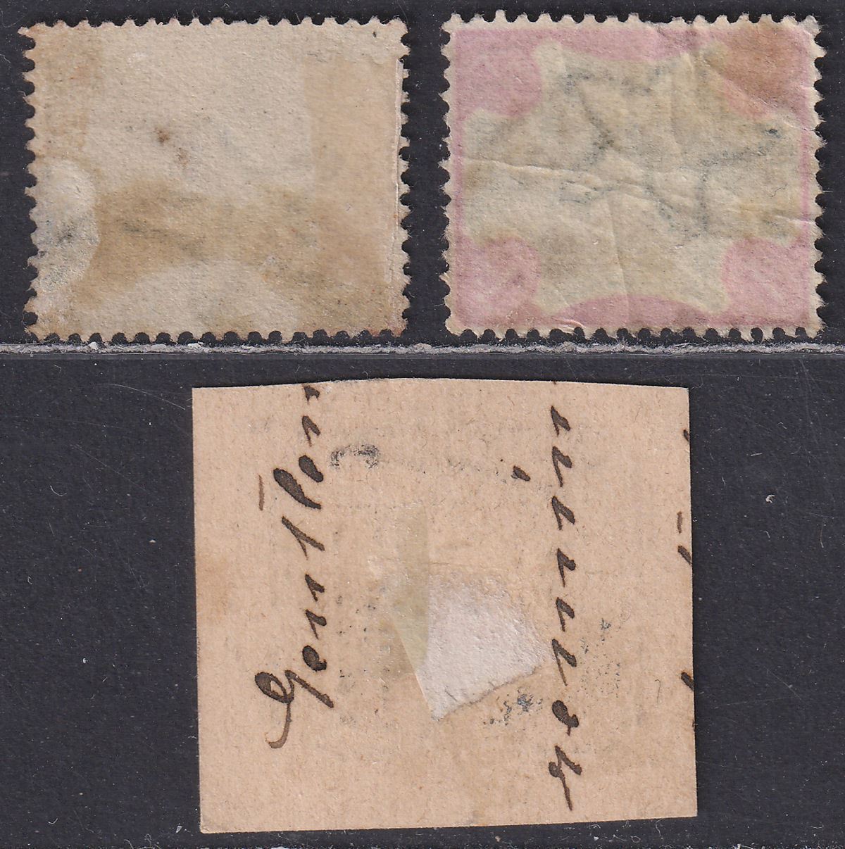 India used Burma QV Selection Used with AKYAB / AMHERST / BASSEIN Postmarks