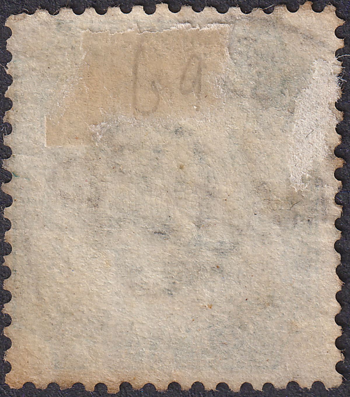 India used Burma 1866 QV 4a Green Used with THAYETMYO Postmark