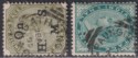 Click for more photos and details India used Burma 1882-83 QV ½a Official 4a w NGATHAING YAUNG / PAUNGDE Postmarks