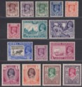 Click for more photos and details Burma 1946 King George VI Set Mostly Mint SG51-63 cat £60