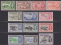 Turks and Caicos Islands 1950 KGVI Set Mint SG221-233 cat £90
