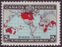Click for more photos and details Canada 1898 QV Imperial Penny Postage 2c Blue Mint SG168