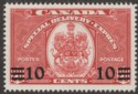 Click for more photos and details Canada 1939 KGVI Special Delivery 10c on 20c Mint SG S11