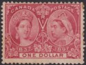 Click for more photos and details Canada 1897 QV Jubilee $1 Lake Mint SG136 cat £550 TONES
