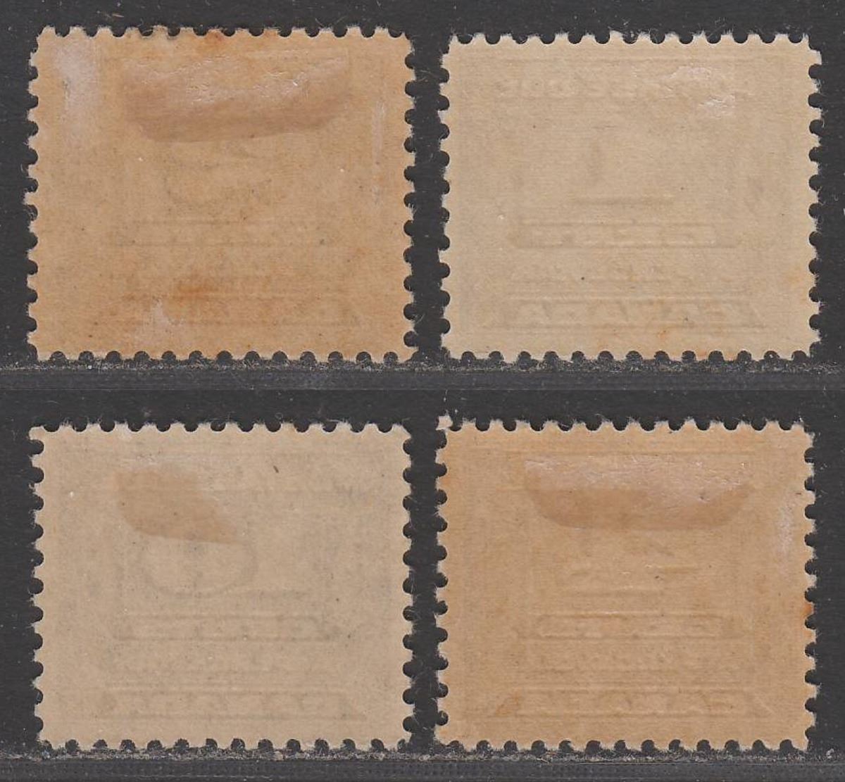 Canada 1933 King George V Postage Due Set Mint SG D14-17 cat £60