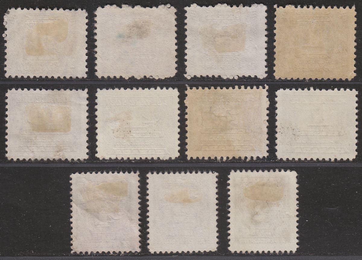 Canada 1930-35 King George V Postage Due Selection to 10c Used