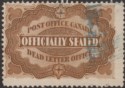 Click for more photos and details Canada 1879 QV Offically Sealed Dead Letter Office Label Used Unitrade OX1